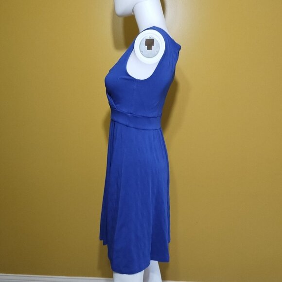 Lands' End Cotton Blend Tank Dress XS Casual - Picture 2 of 5